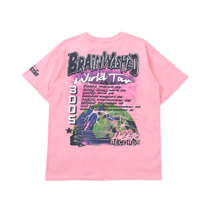Hellstar "Brainwashed" Pink T-Shirts