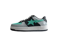BAPE STA Low-Top Aqua and Grey Sneakers