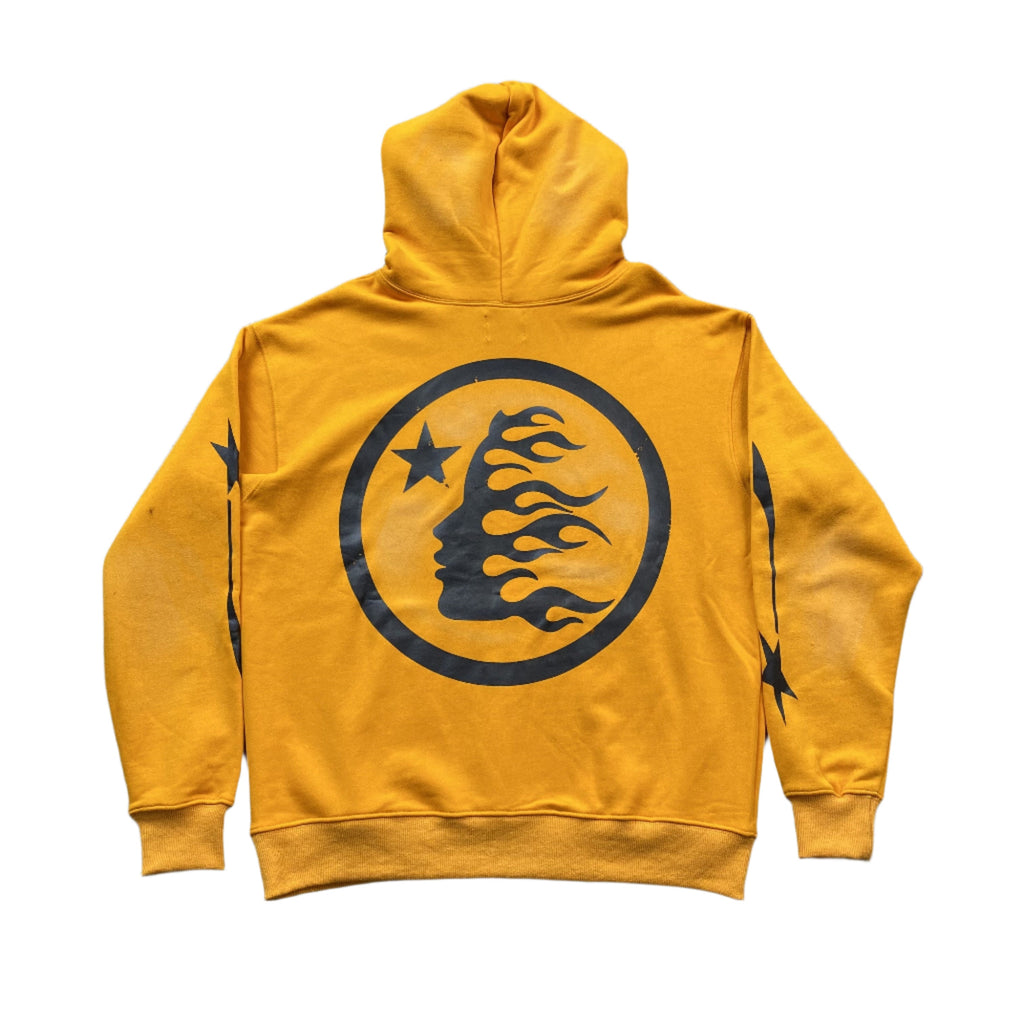 Hellstar "Records" Yellow Hoodie