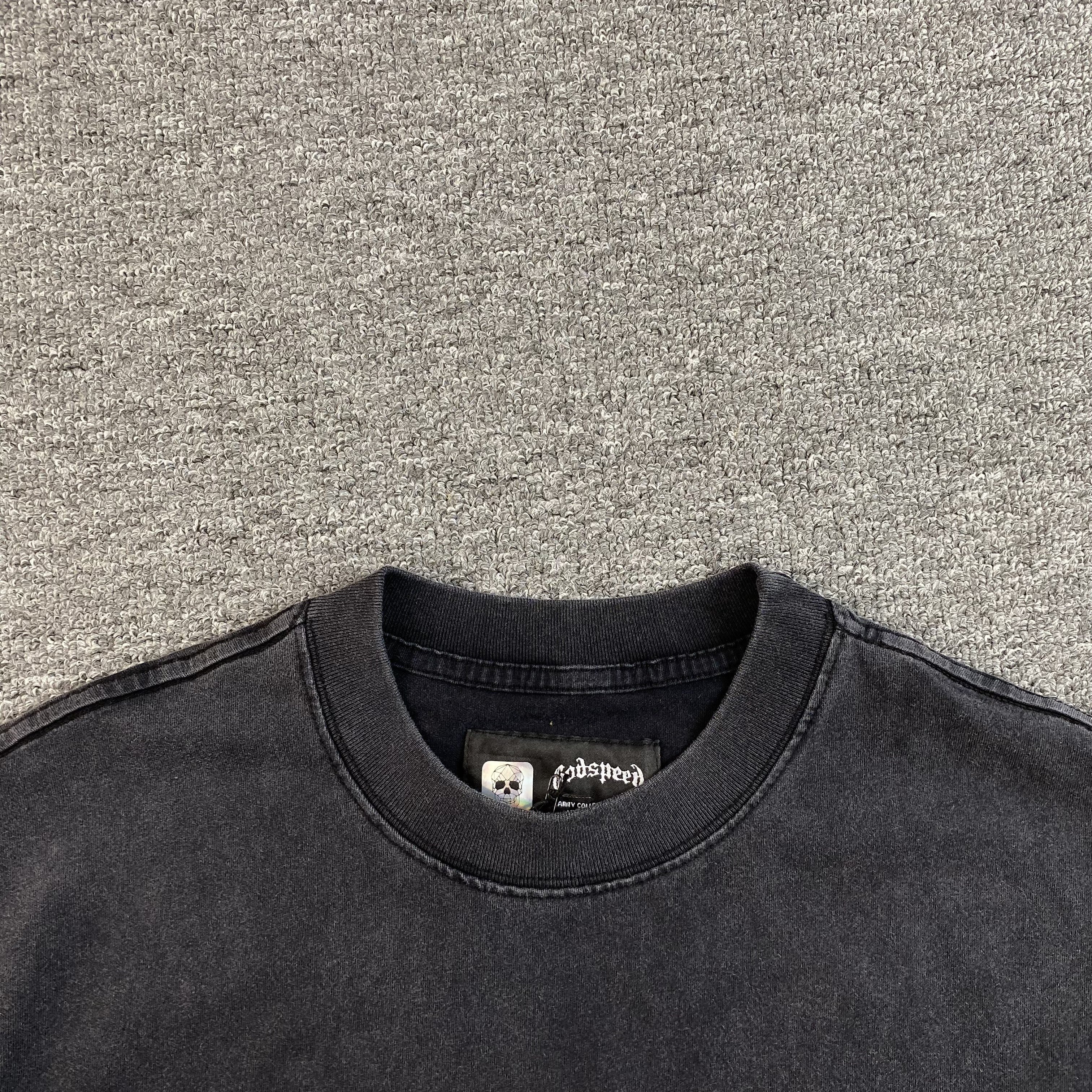 GODSPEED AMIGOS T-SHIRT WASHED BLACK