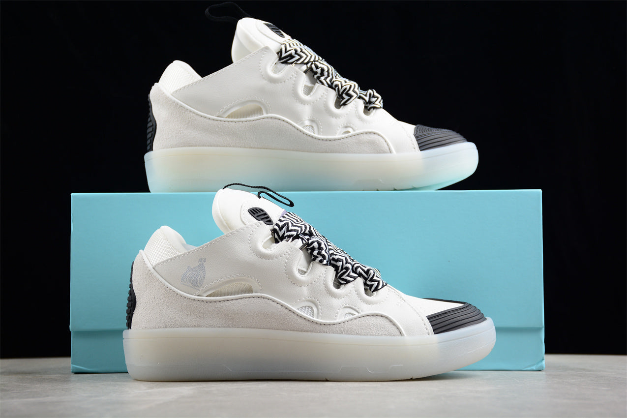 Lanvin Leather Curb Sneaker
