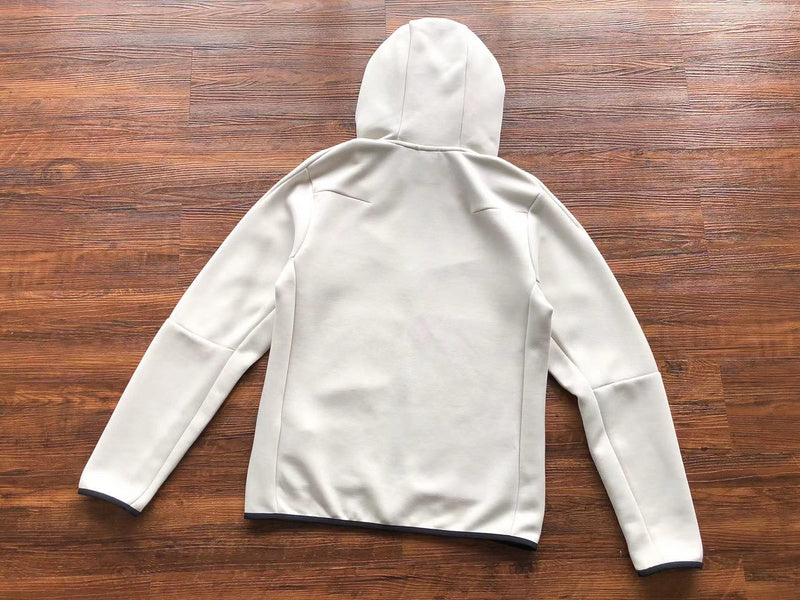 NIKE TECH FLEECE HOODIE x CREAMY WHITE