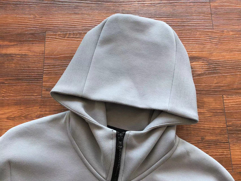 NIKE TECH FLEECE HOODIE x GREY/WHITE