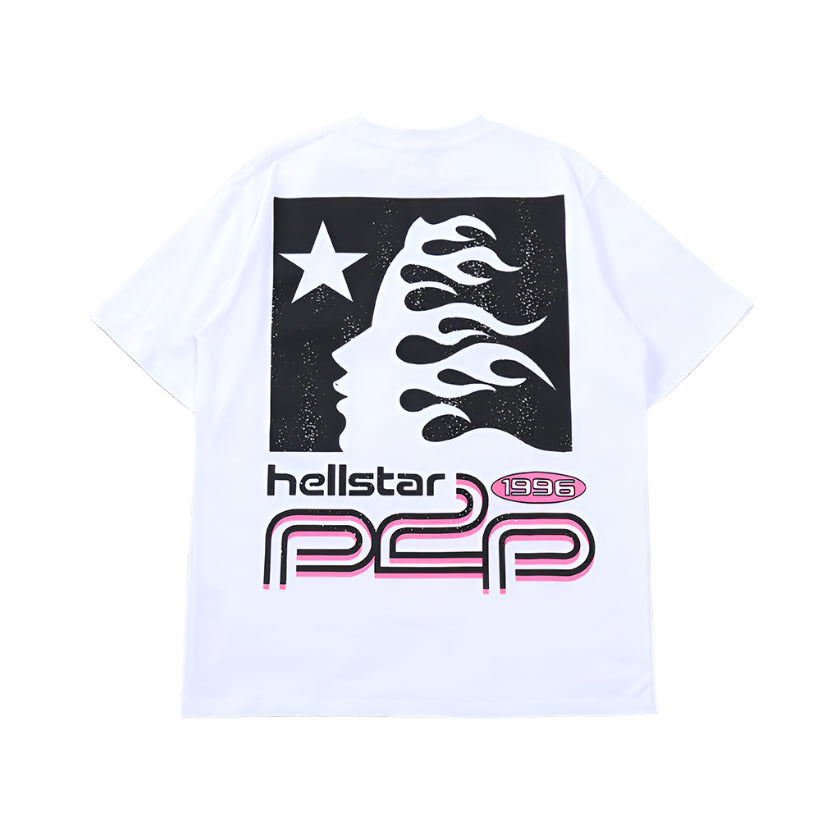 Hellstar "P2P" White T-Shirts