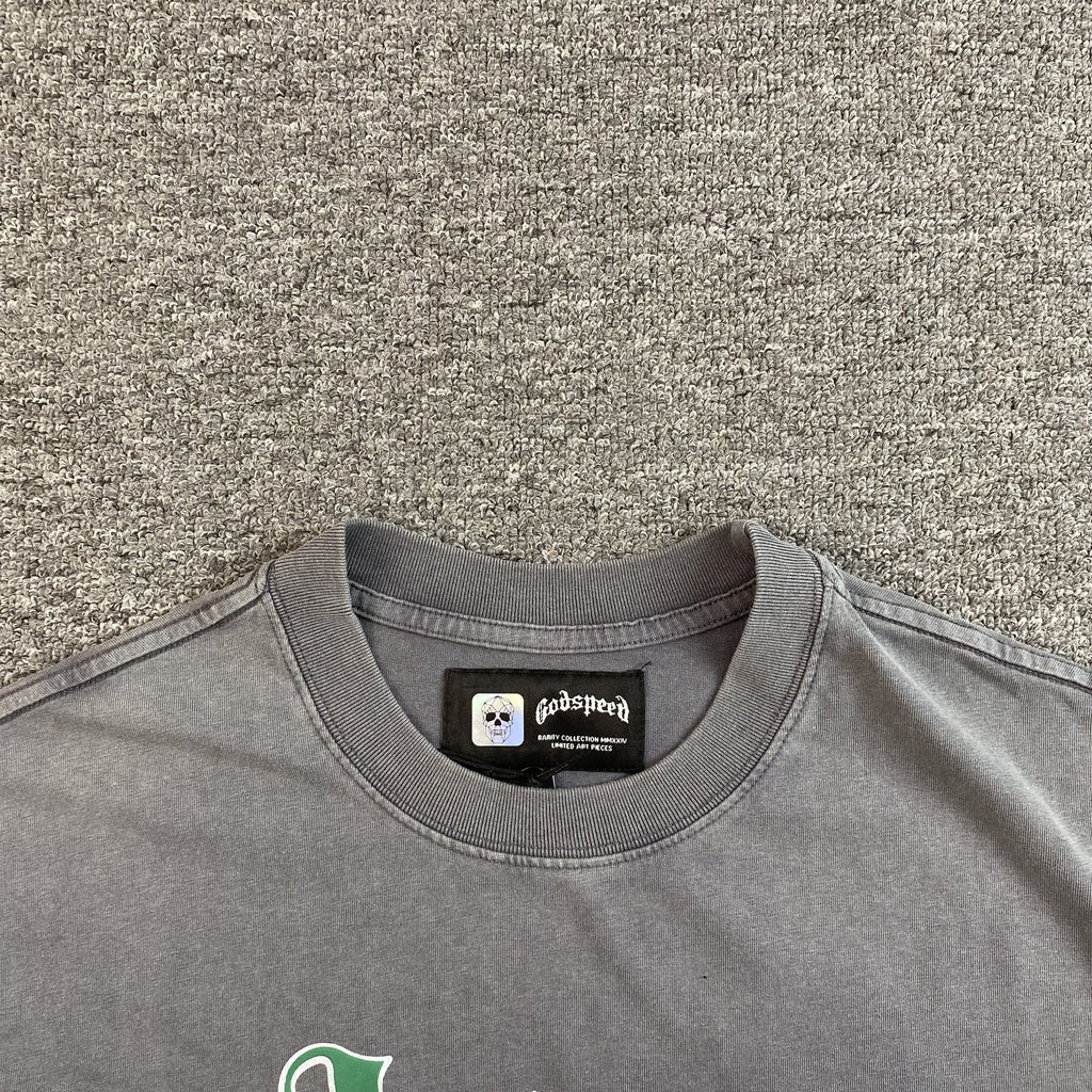GODSPEED AMIGOS T-SHIRT WASHED GREY
