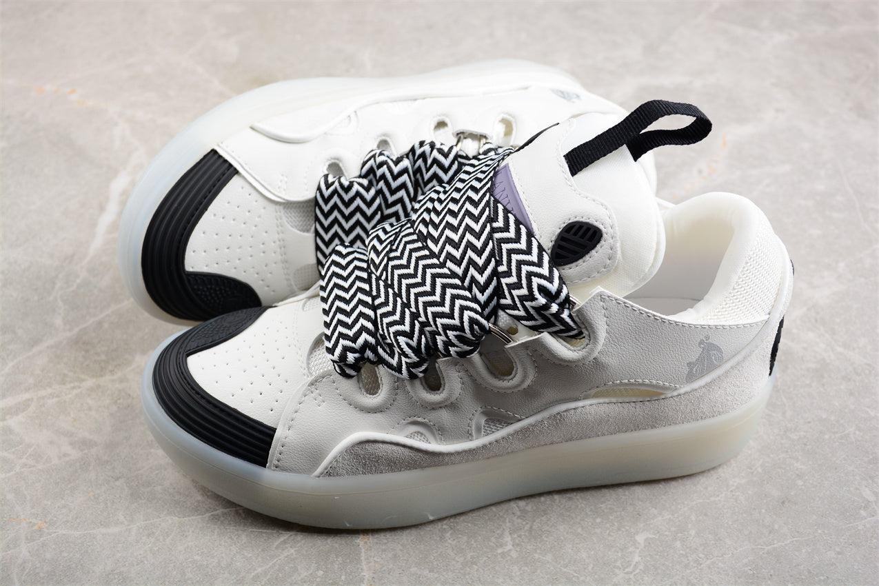 Lanvin Leather Curb Sneaker