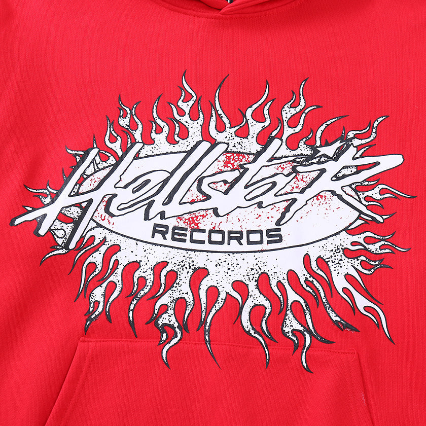 Hellstar "Records" Red Hoodie
