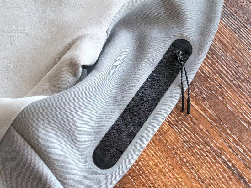 NIKE TECH FLEECE HOODIE x GREY/WHITE