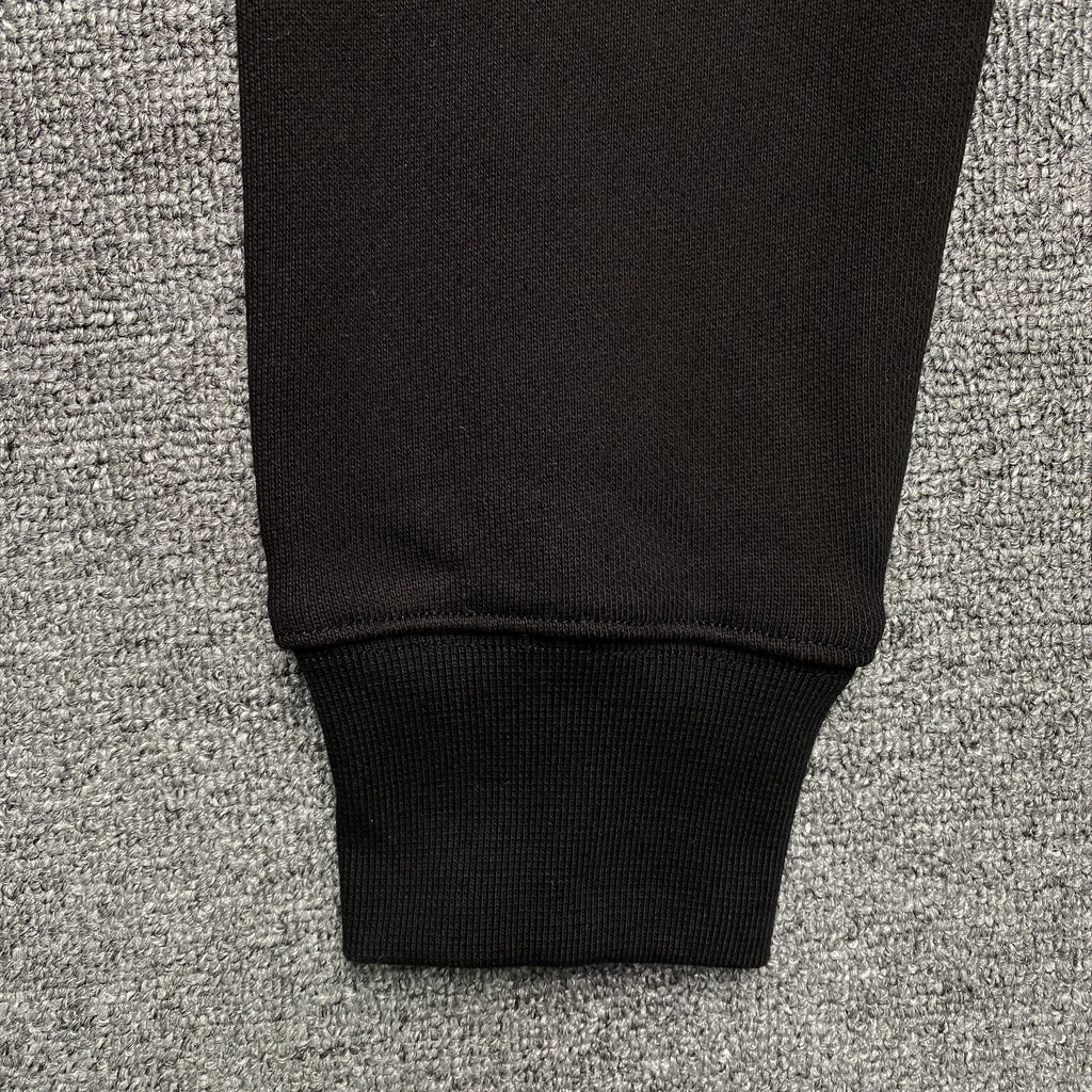 AMIRI LETTER LOGO HOODIE BLACK