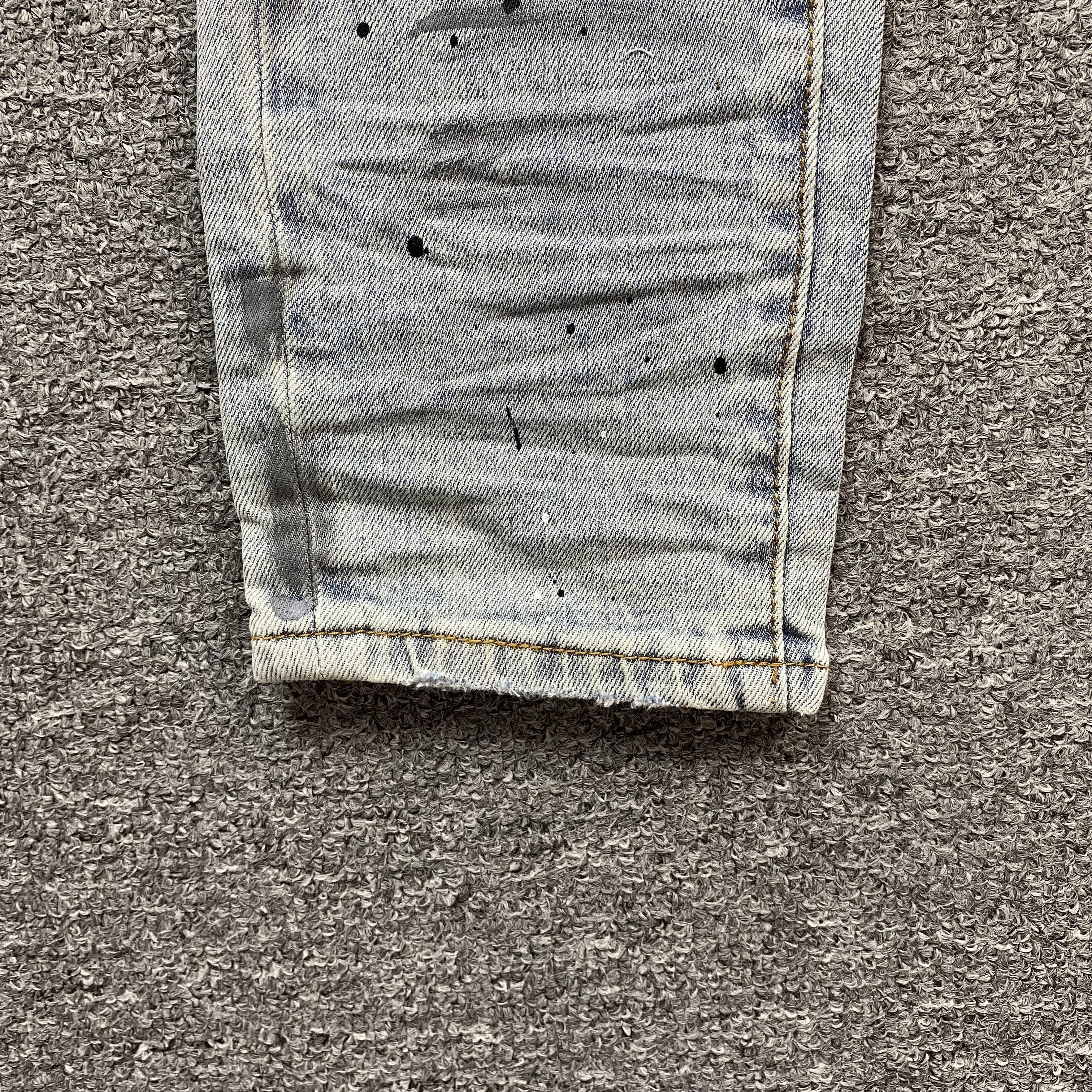 AMIRI MX1 PAINTER JEANS BLUE
