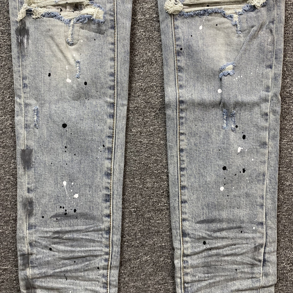AMIRI MX1 PAINTER JEANS BLUE