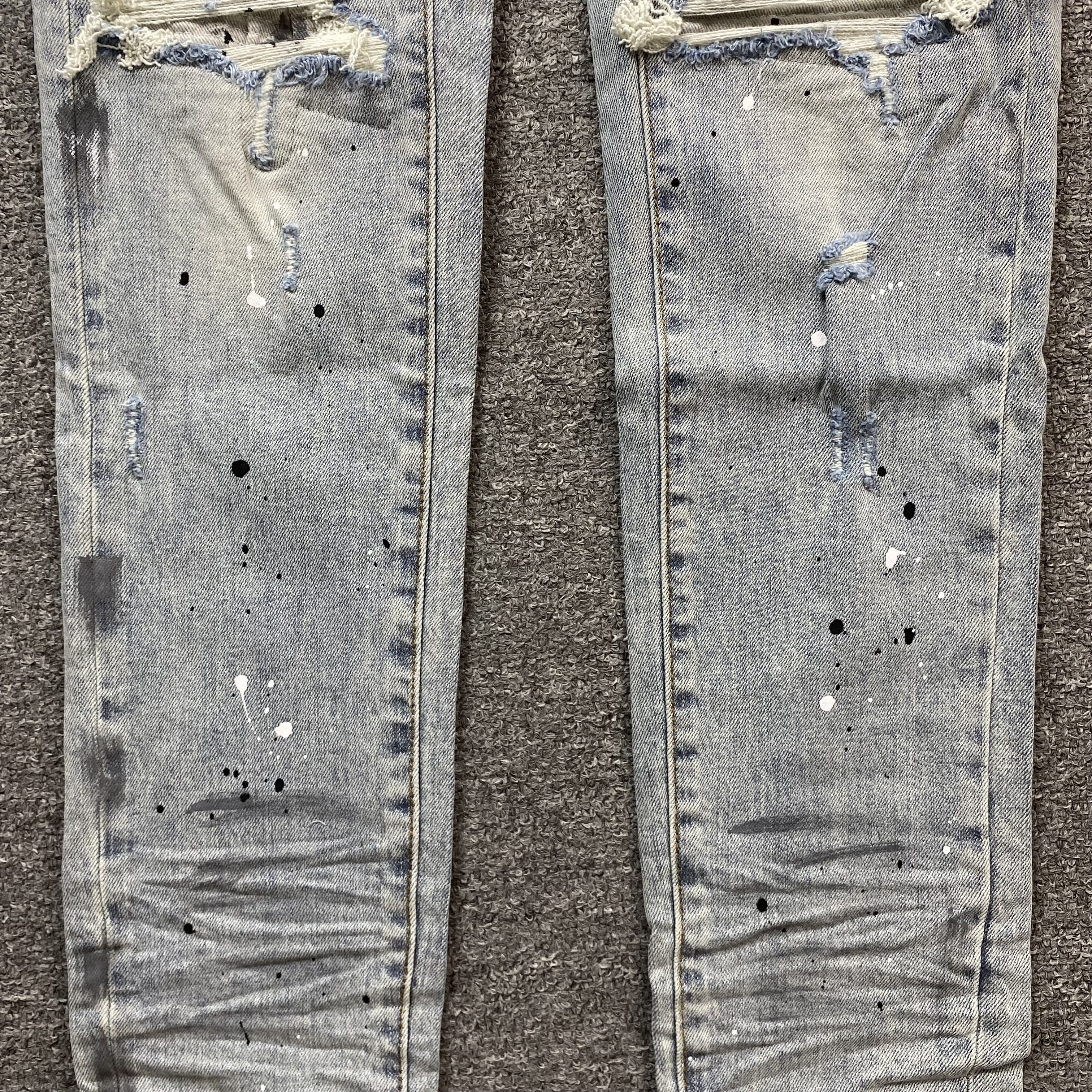 AMIRI MX1 PAINTER JEANS BLUE