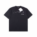 BALENCIAGA DISTRESSED LOGO T-SHIRT BLACK