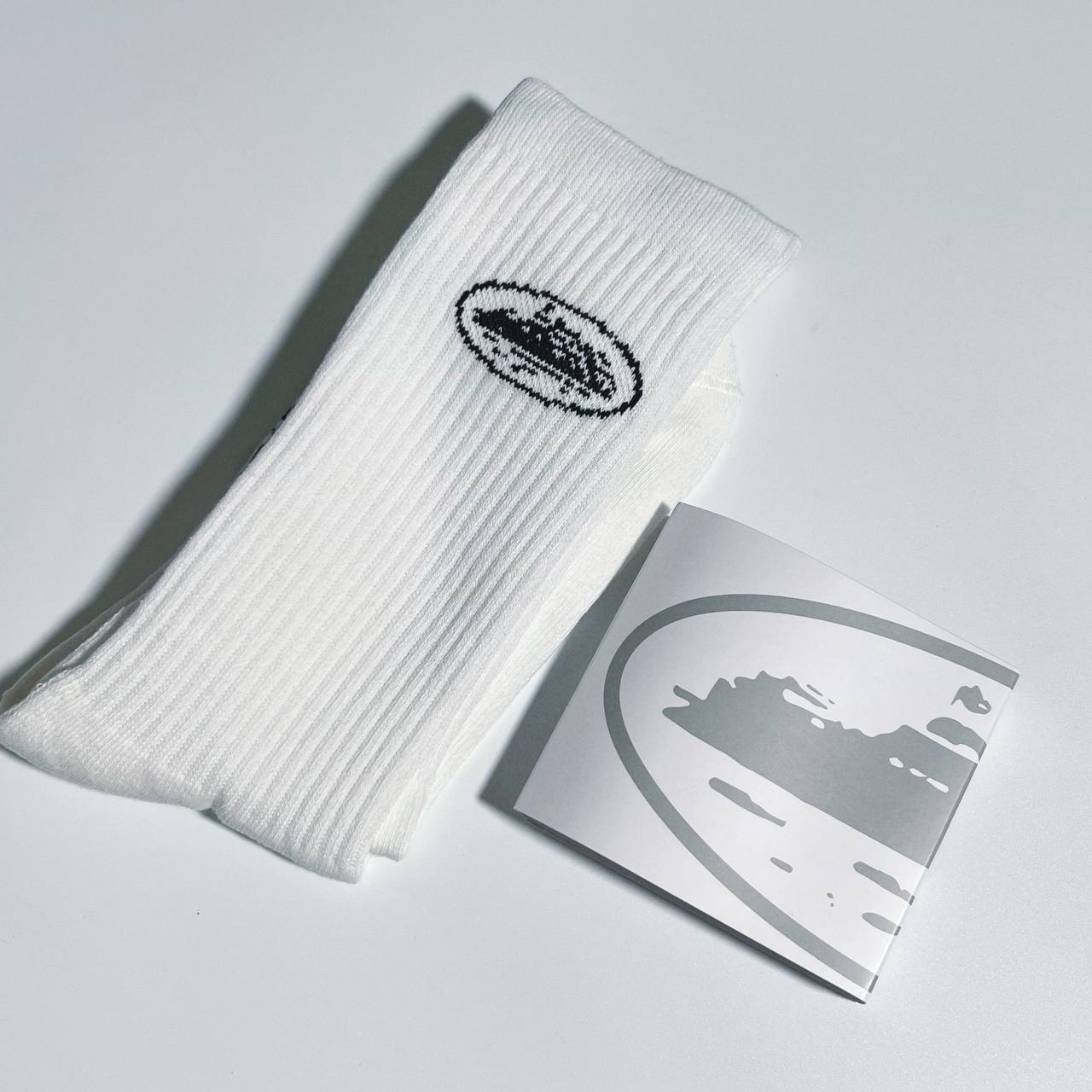 CORTEIZ ALCATRAZ SOCKS WHITE