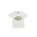CORTEIZ GRASS ROUND TEE WHITE
