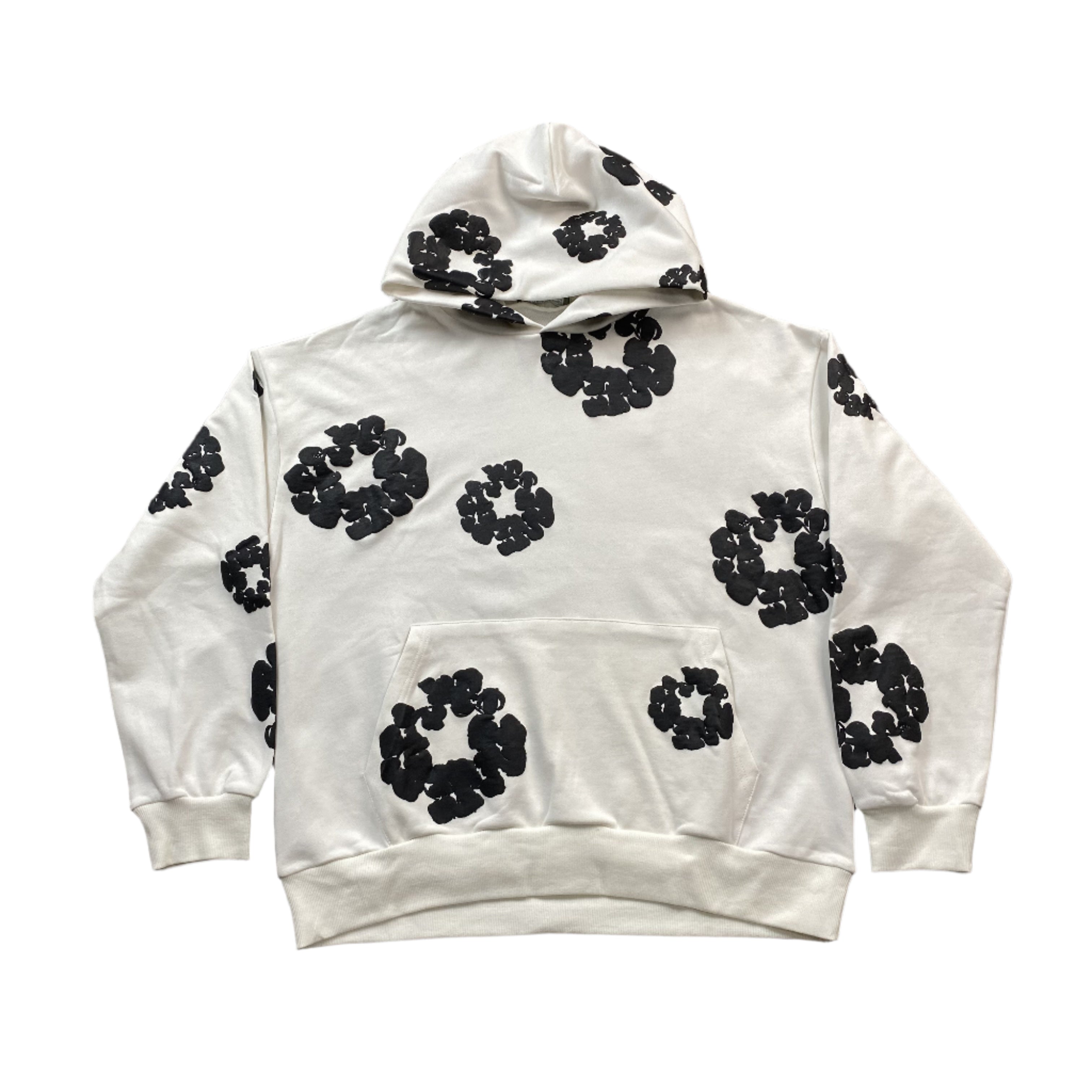 DENIM TEARS COTTON WREATH HOODIE WHITE