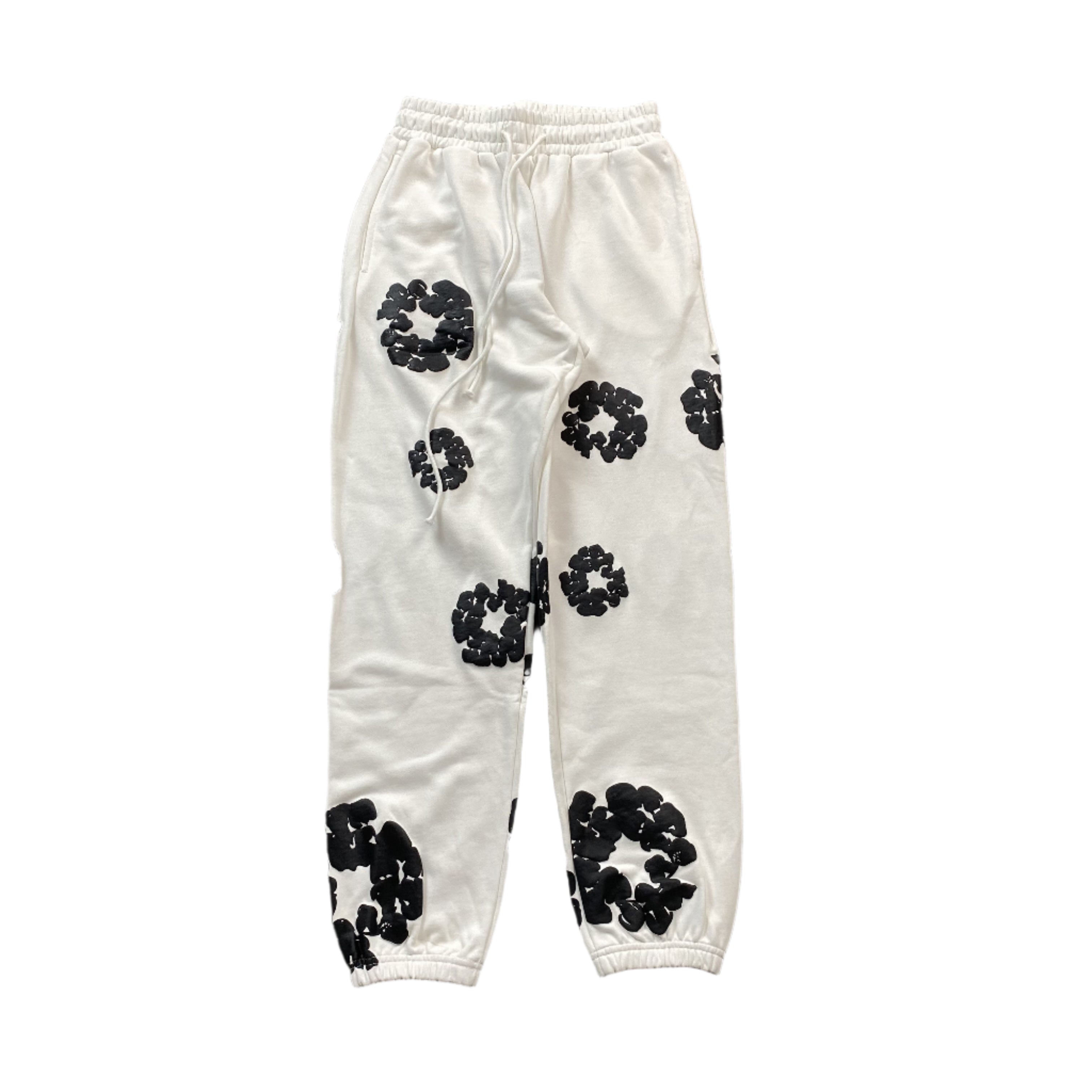 DENIM TEARS COTTON WREATH SWEATPANTS WHITE