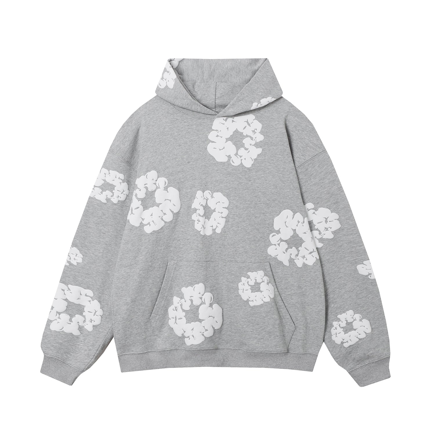 DENIM TEARS COTTON WREATH HOODIE GREY