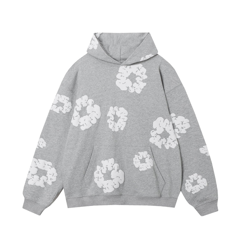 DENIM TEARS COTTON WREATH HOODIE GREY