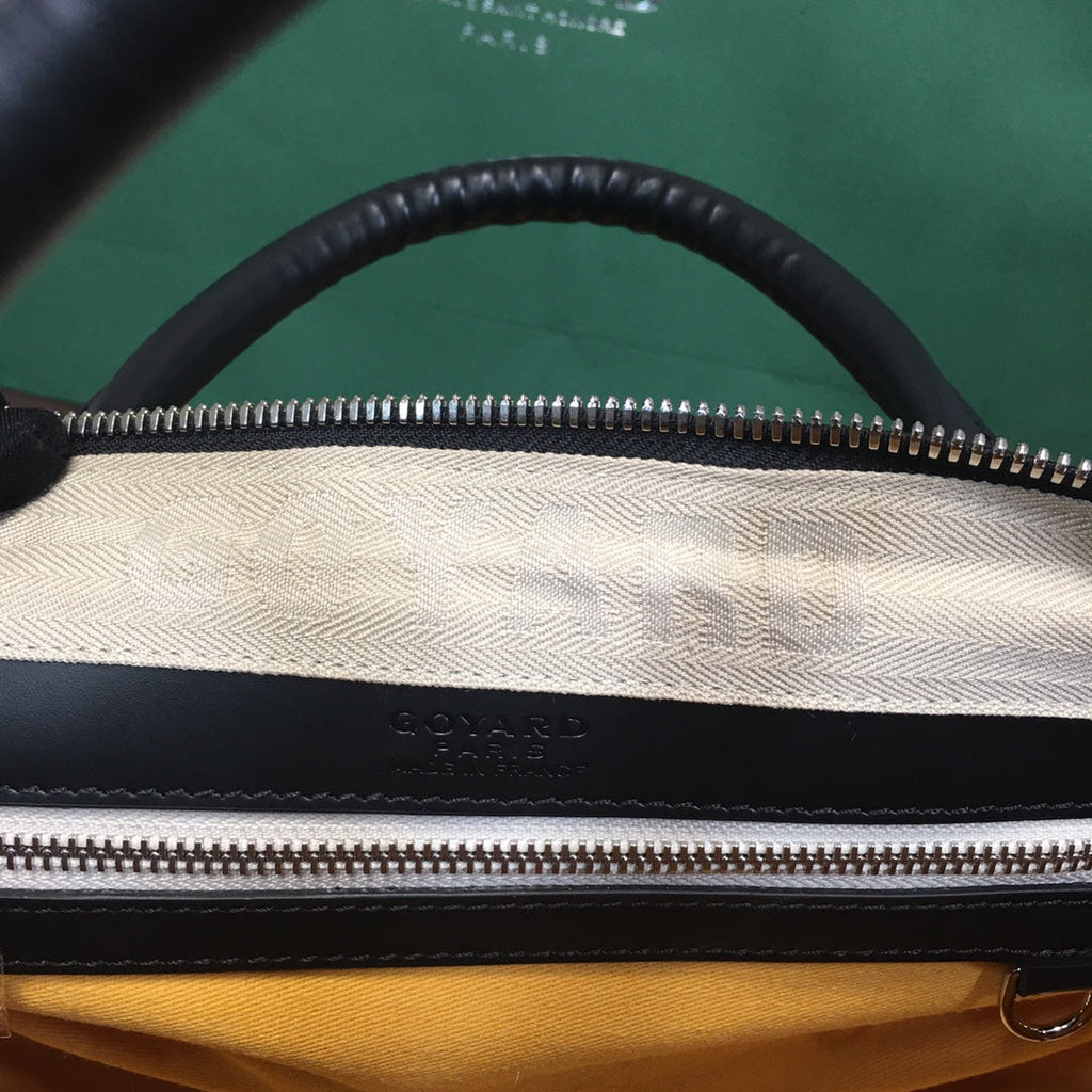 GOYARD BOSTON 50 TRAVEL BAG BLACK