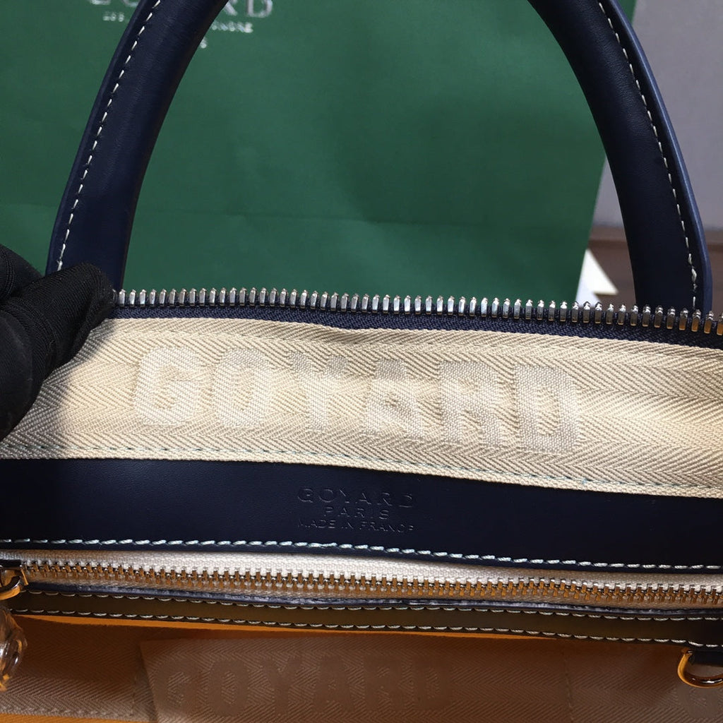GOYARD BOSTON 50 TRAVEL BAG NAVY