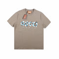 GUCCI x BALENCIAGA FLOWER LOGO T-SHIRT KHAKI