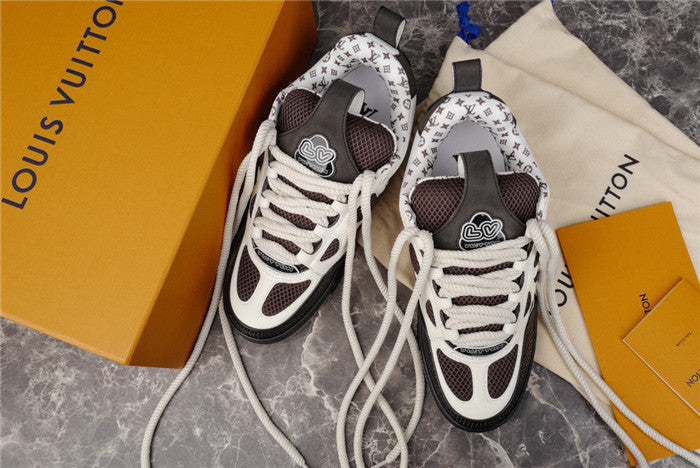 LOUIS VUITTON LV SKATE SNEAKER WHITE BLACK