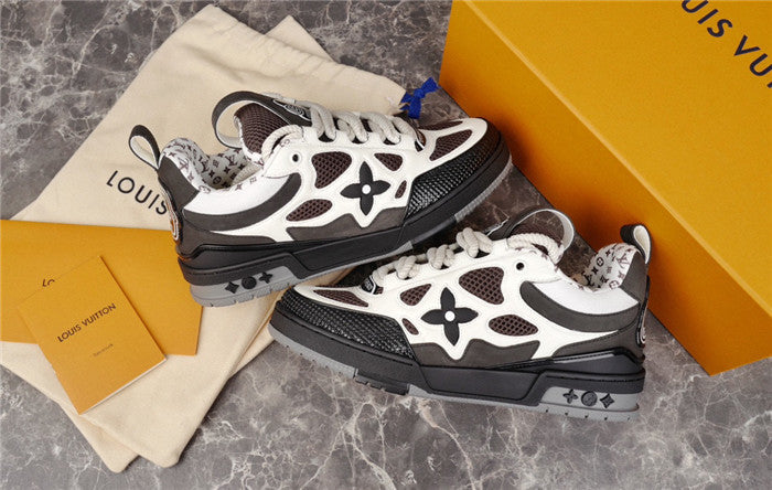 LOUIS VUITTON LV SKATE SNEAKER WHITE BLACK