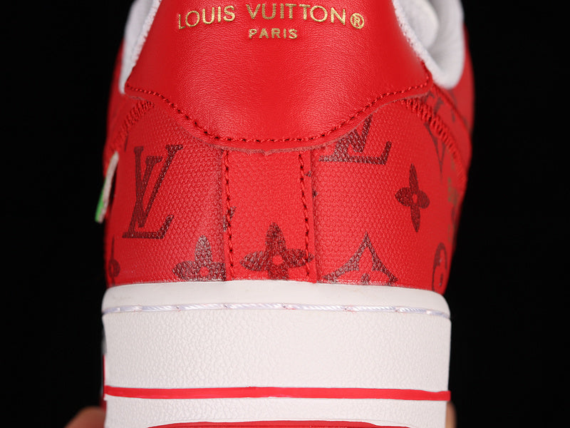 NIKE AIR FORCE 1 x LOUIS VUITTON VIRGIL ABLOH WHITE RED