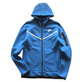 NIKE TECH FLEECE HOODIE x BLUE WHITE