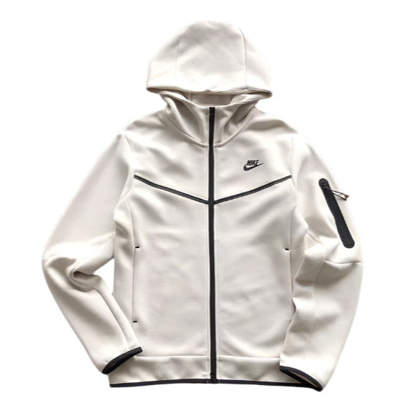 NIKE TECH FLEECE HOODIE x CREAMY WHITE