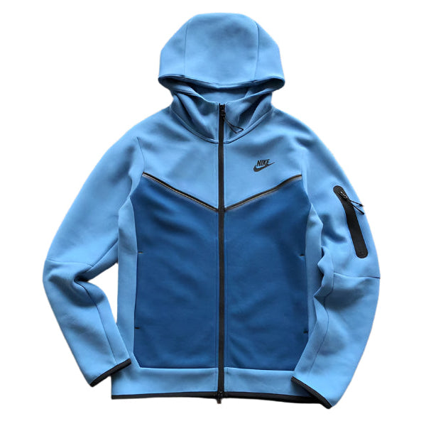 NIKE TECH FLEECE HOODIE x DUTCH BLUE/COURT BLUE