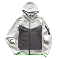 NIKE TECH FLEECE HOODIE x GREY/BLACK/GREEN