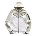 NIKE TECH FLEECE HOODIE x WHITE/GREY