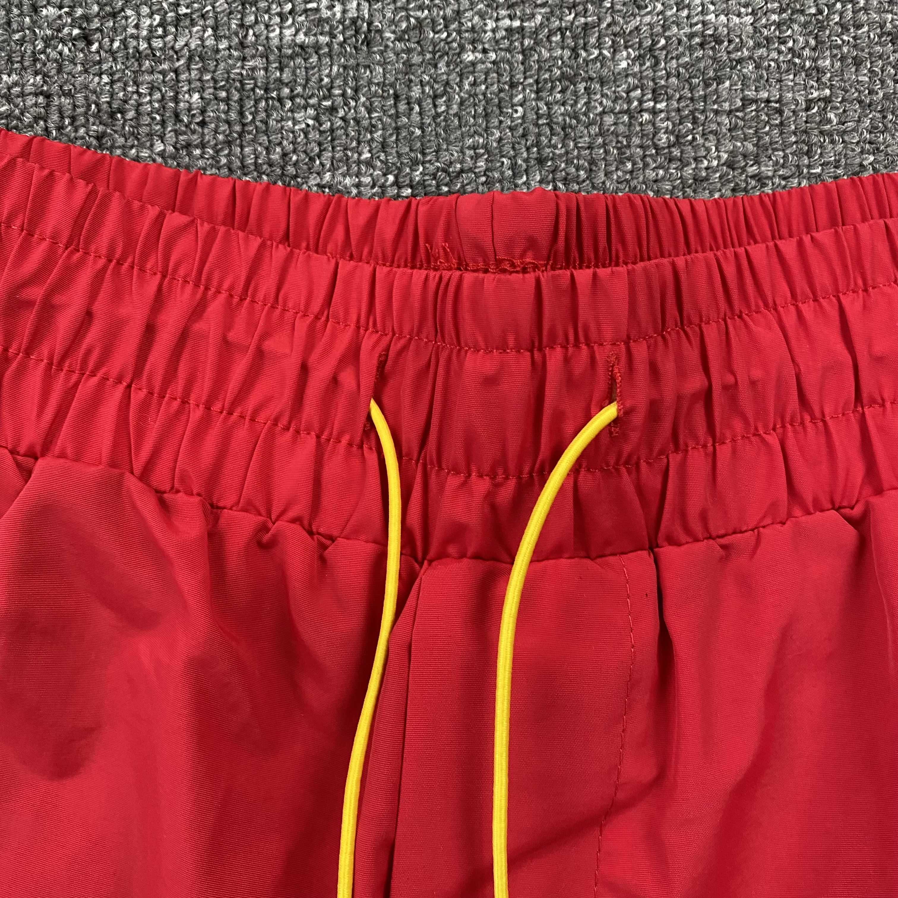 RHUDE RH LOGO SHORTS RED