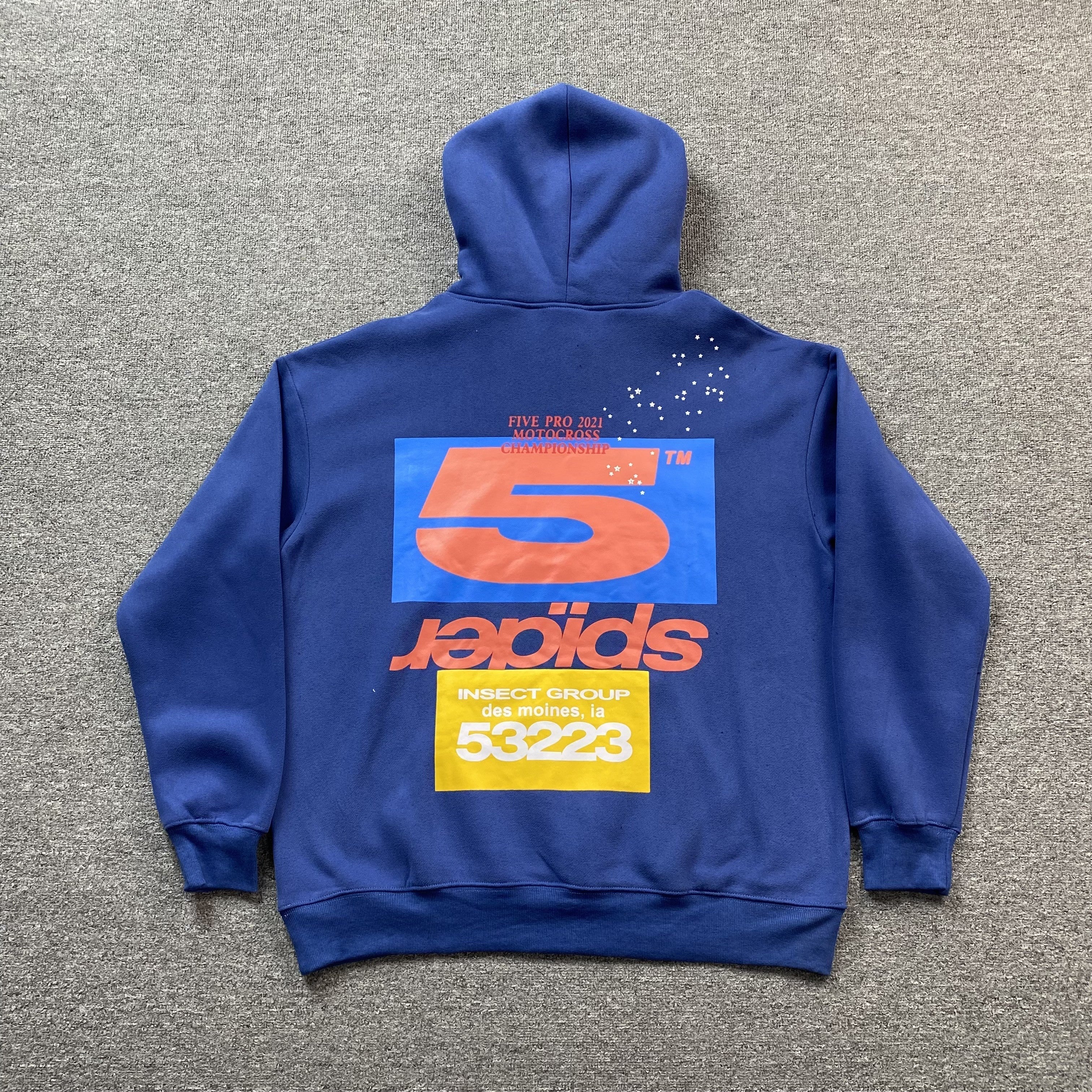 SP5DER ADULT HOODIE NAVY