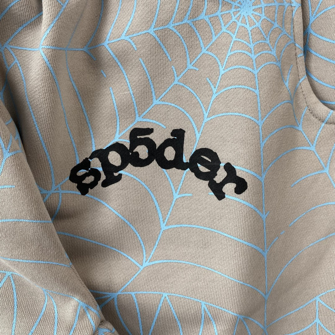 SP5DER AOP WEB SWEATPANTS HEATHER GREY