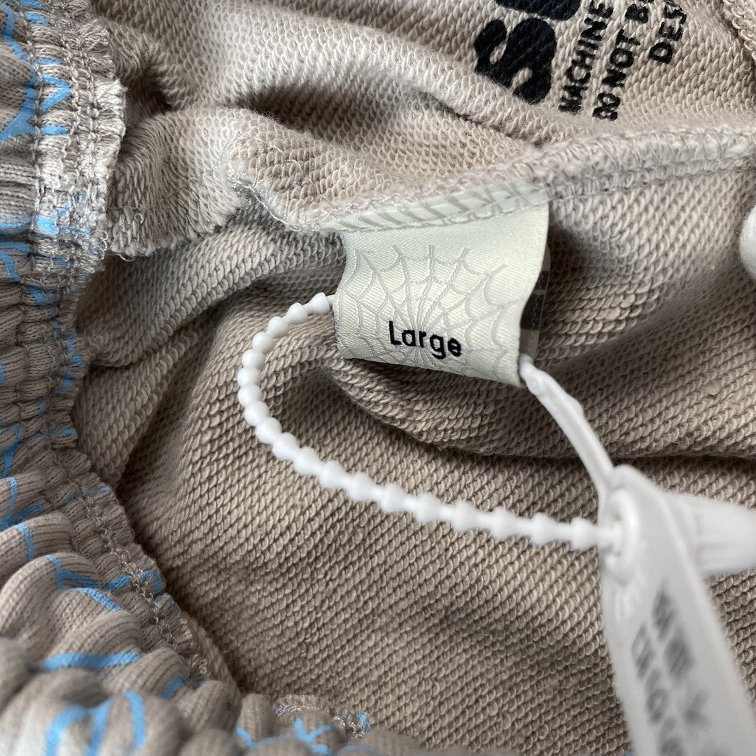 SP5DER AOP WEB SWEATPANTS HEATHER GREY