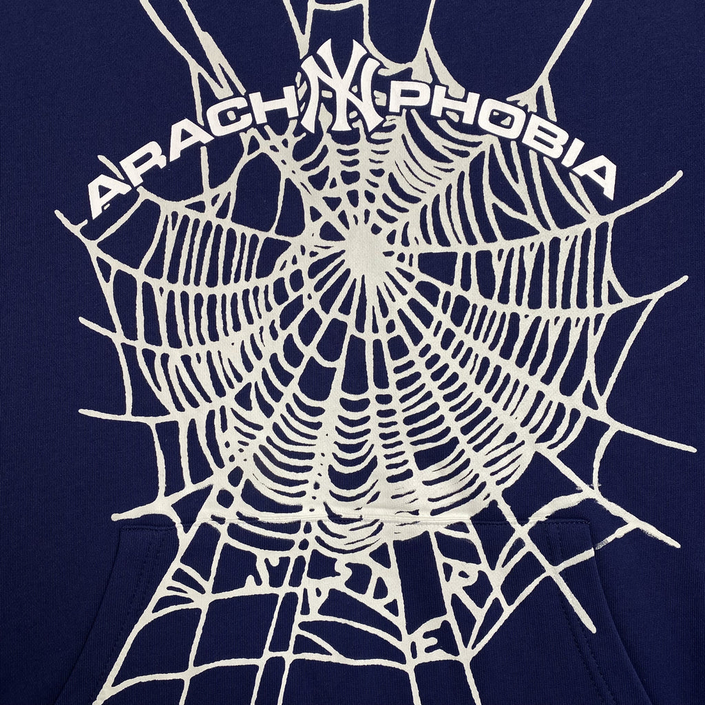 SP5DER ARACH NY PHOBIA HOODIE NAVY