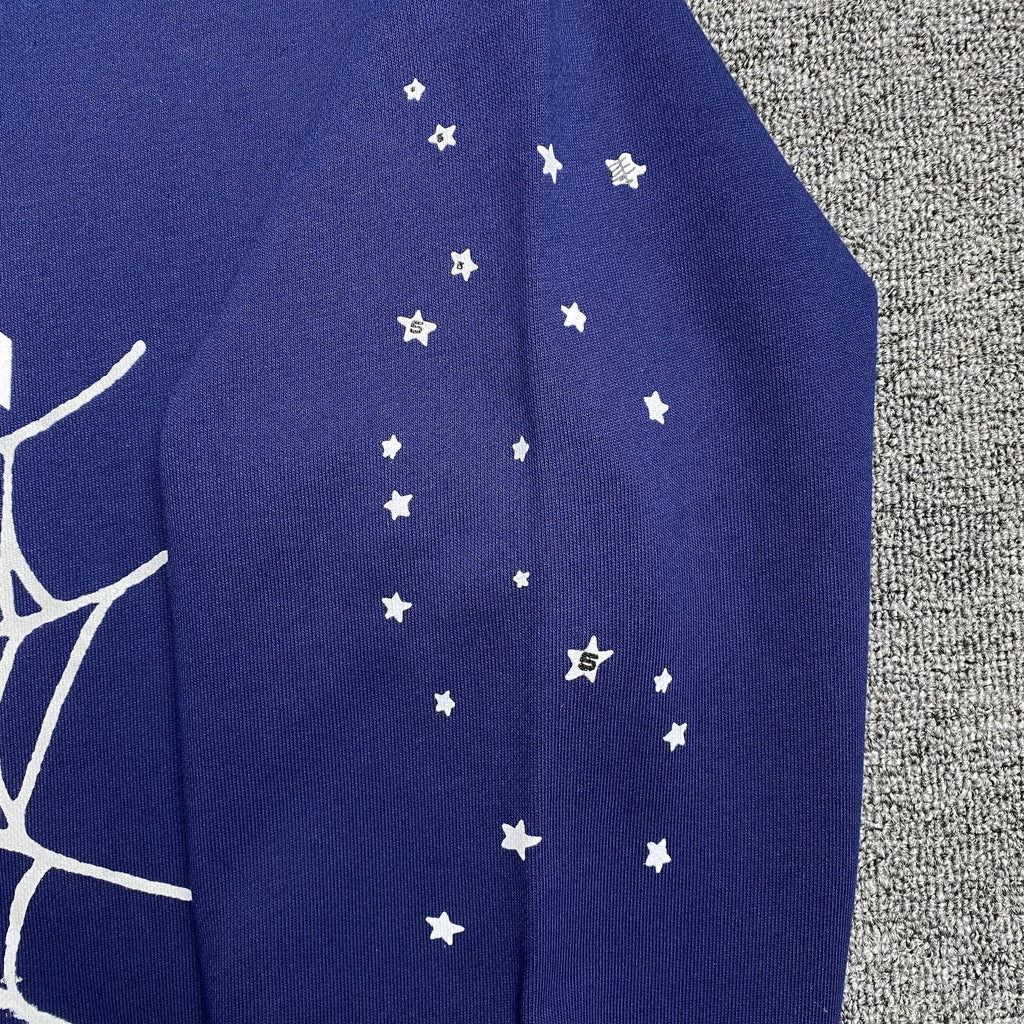 SP5DER ARACH NY PHOBIA HOODIE NAVY