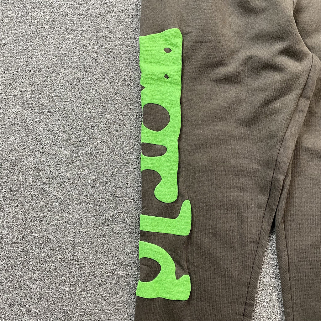 SP5DER BELUGA SWEATPANTS SLATE GREY/GREEN