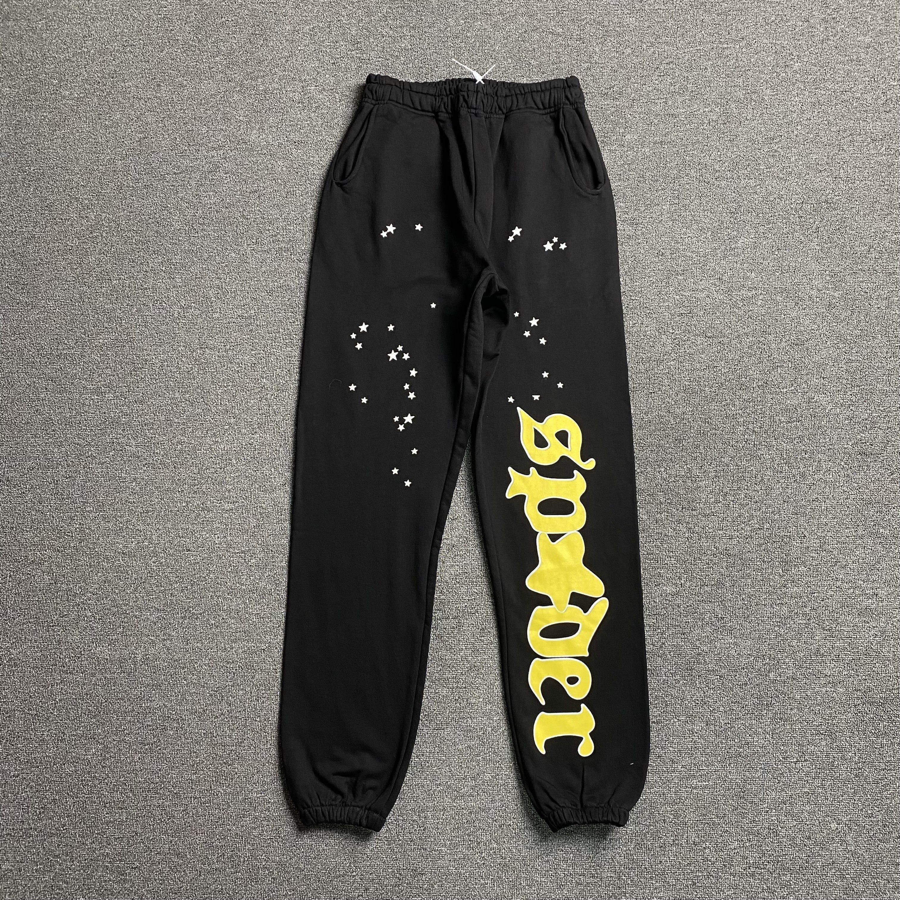 SP5DER JEFFERY SWEATPANTS BLACK