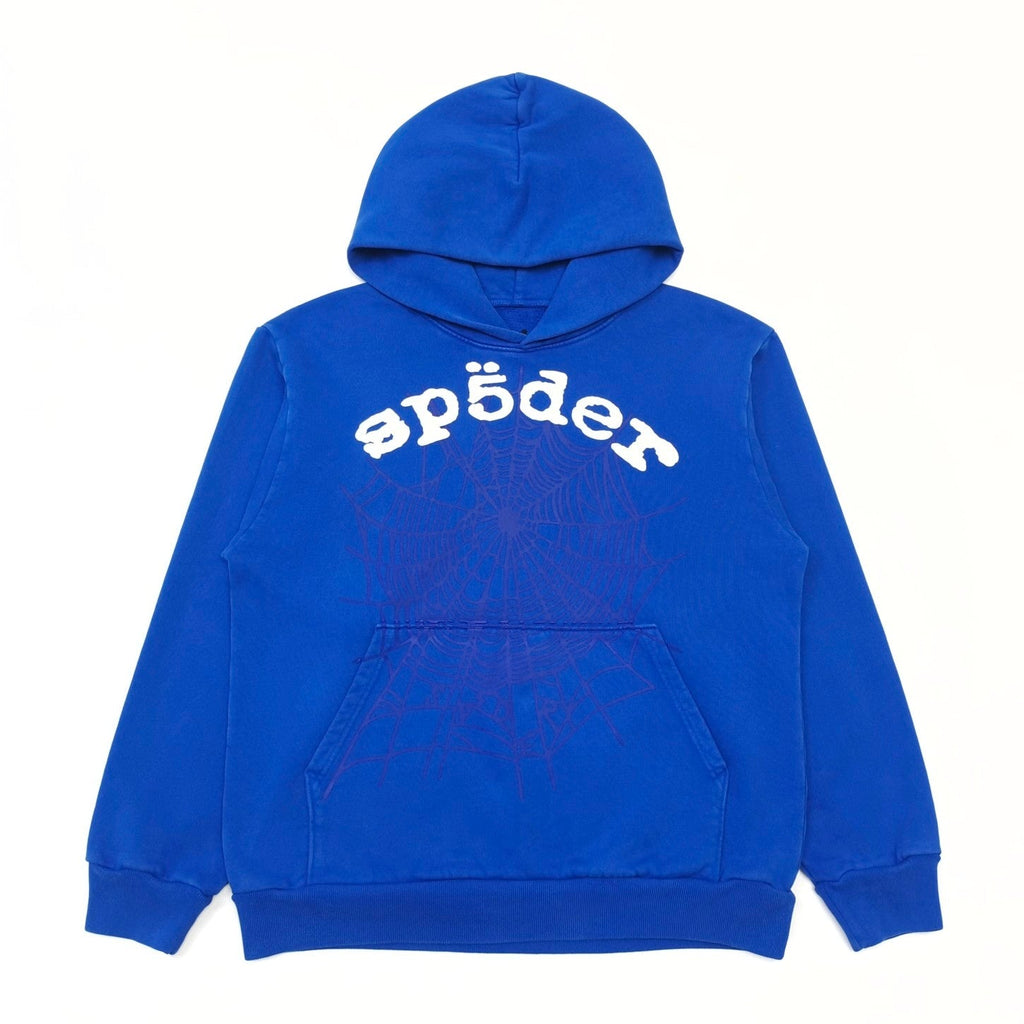 SP5DER LEGACY HOODIE BLUE