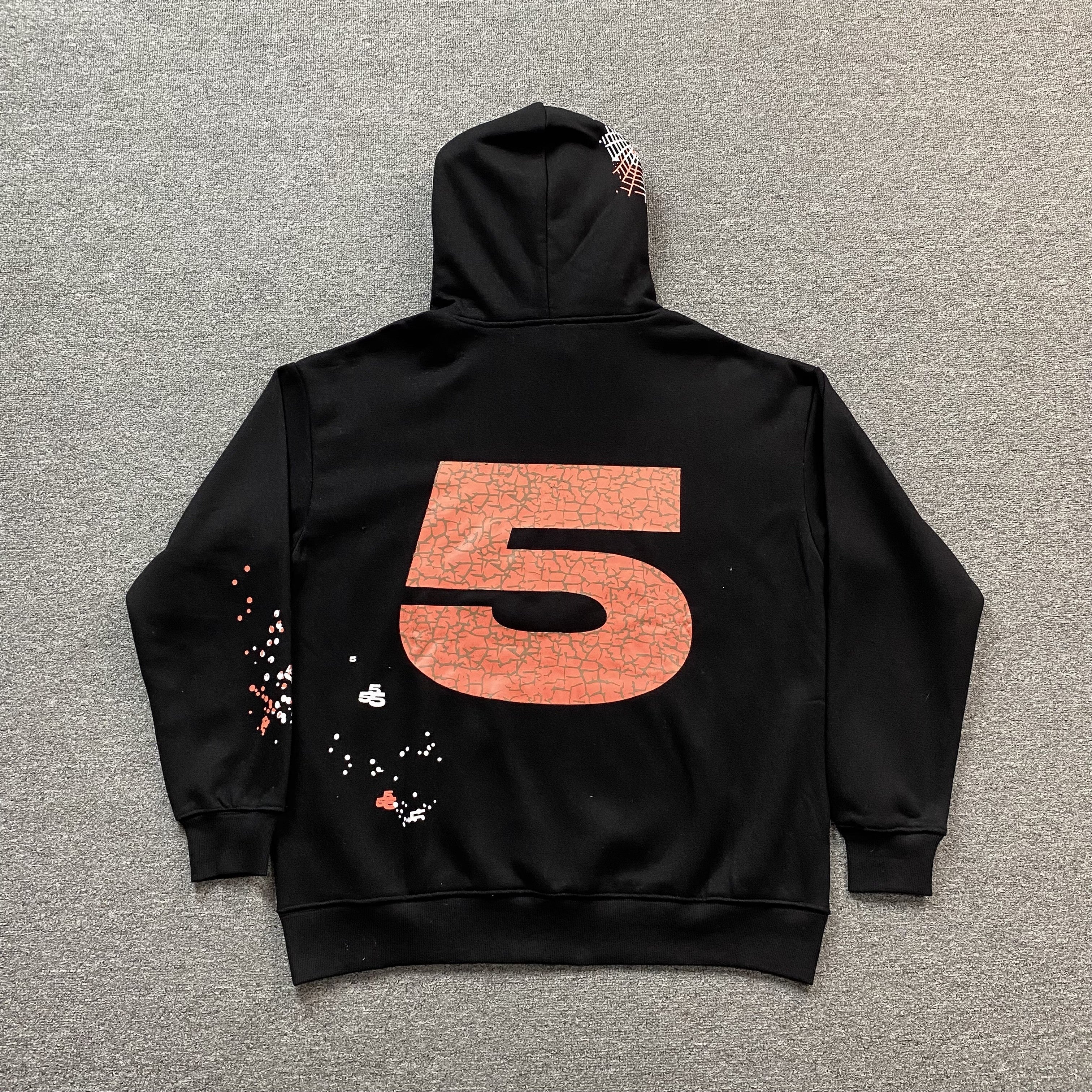 SP5DER NOCTURNAL HIGHWAY HOODIE BLACK