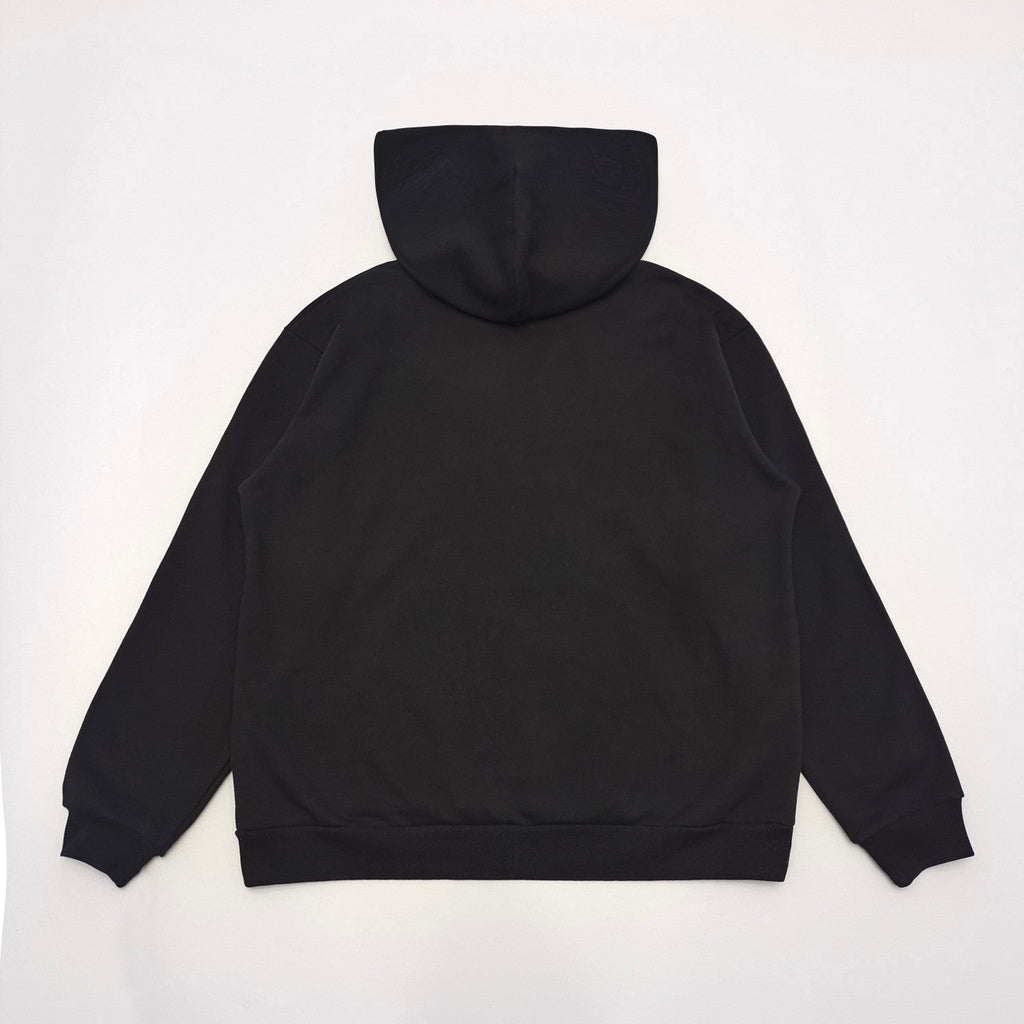 SP5DER OG RHINESTONE LOGO HOODIE BLACK