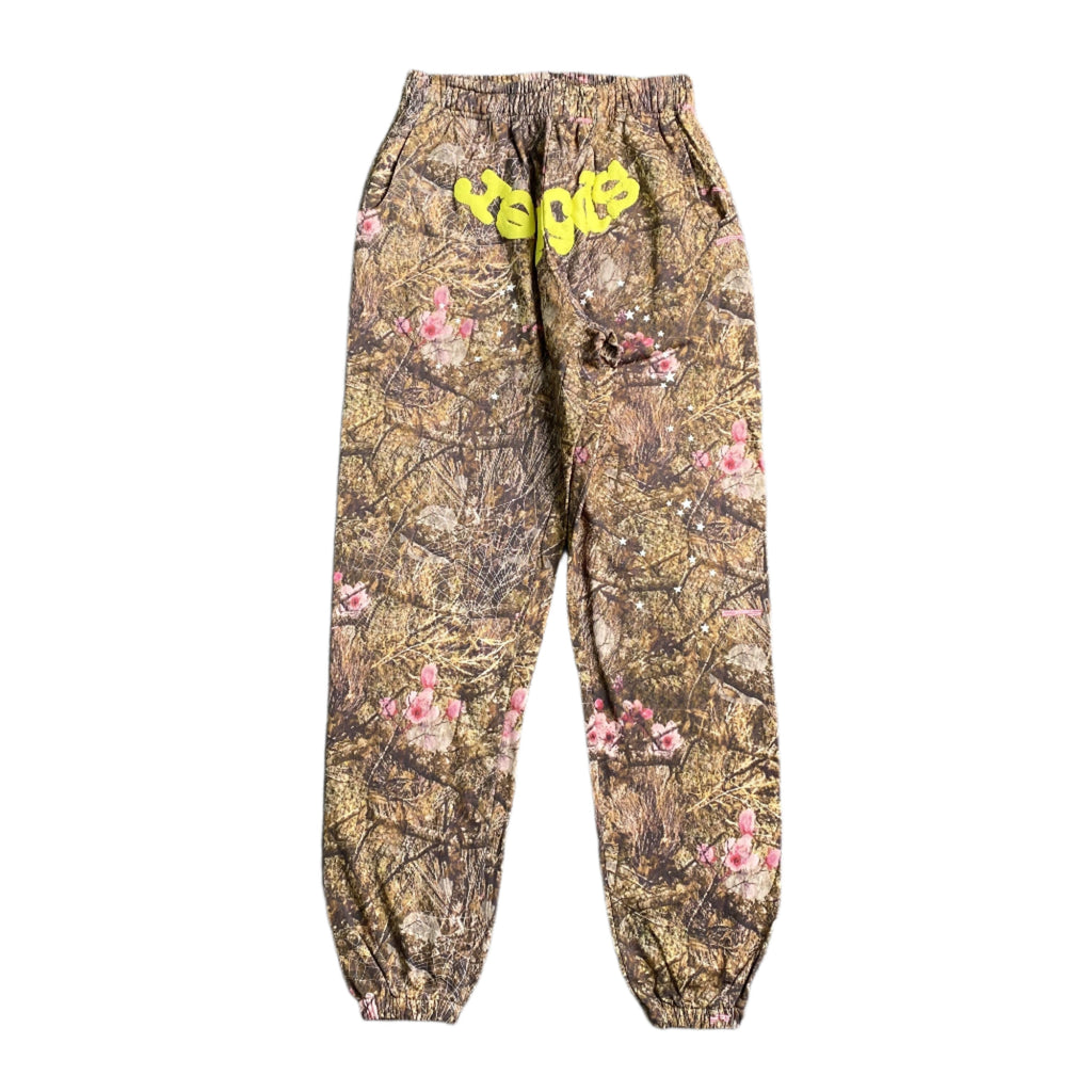 SP5DER REAL TREE OG WEB SWEATPANTS CAMO