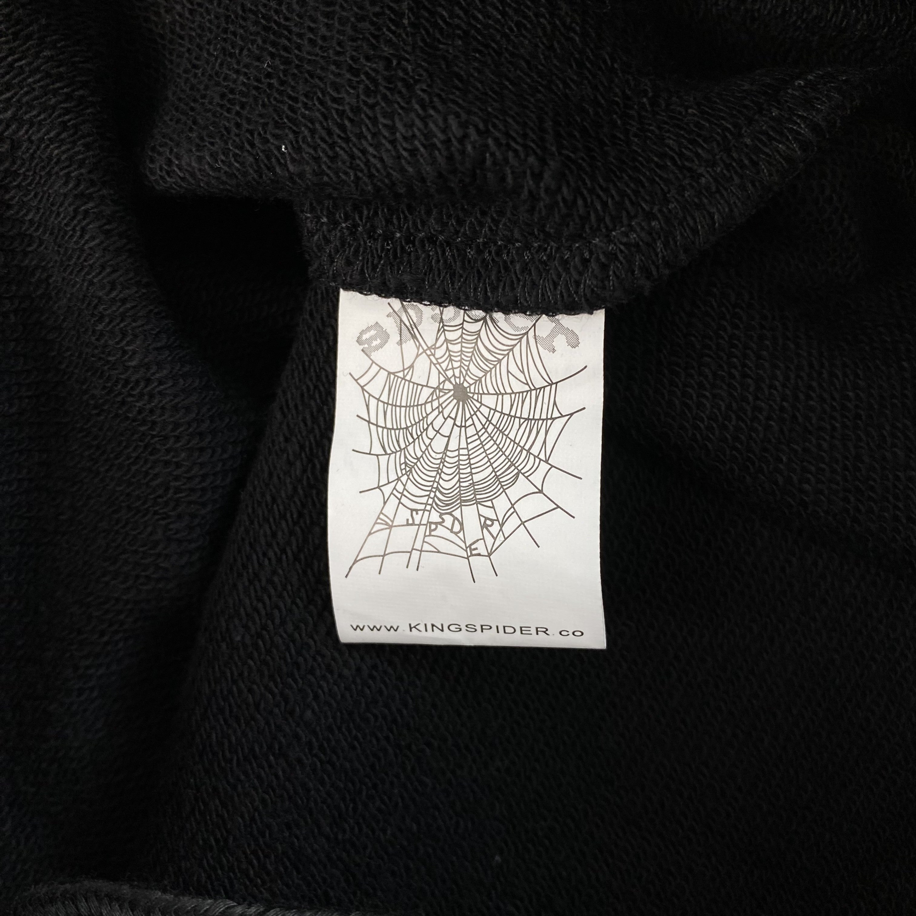 SP5DER SEX AOP SWEATPANTS BLACK