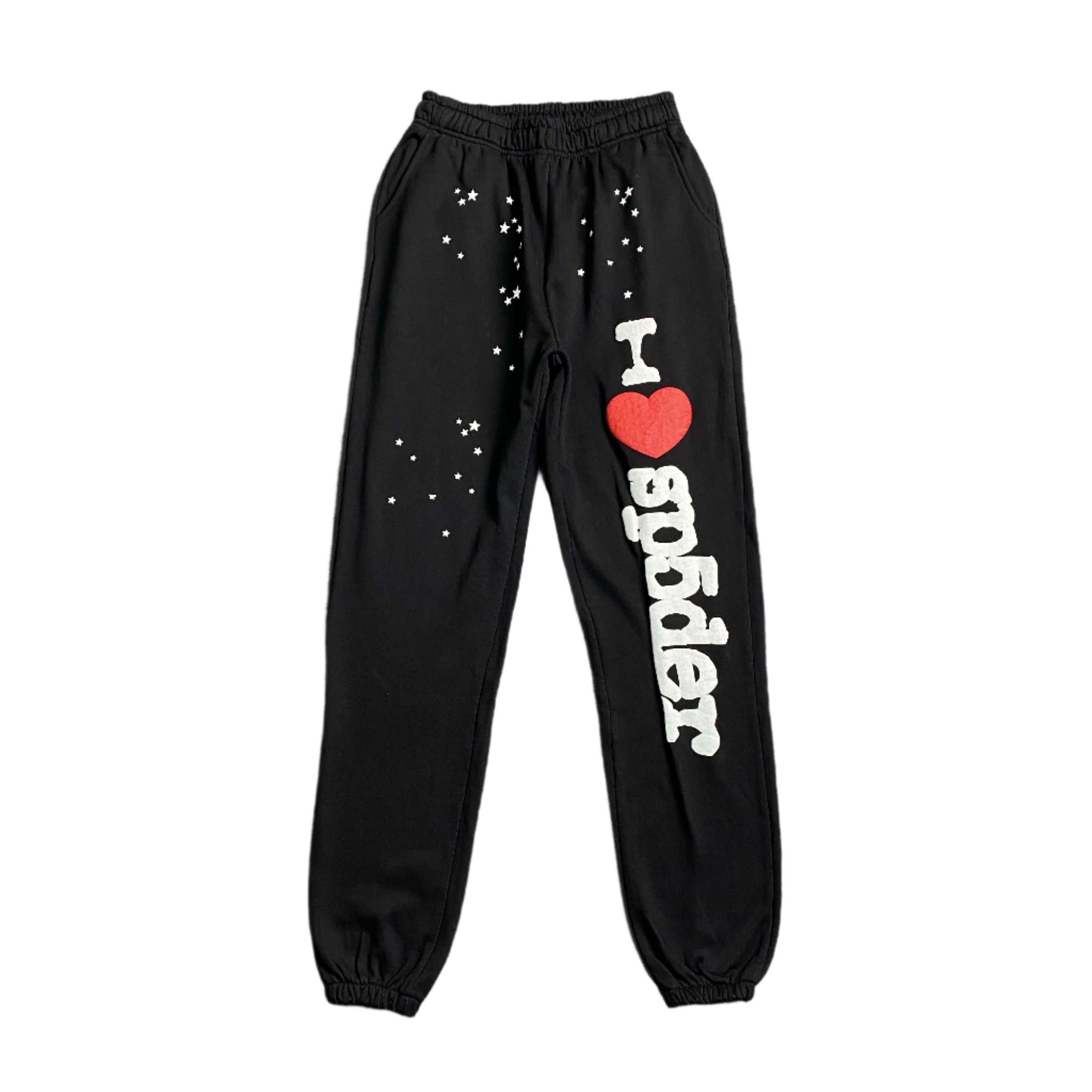 SP5DER SOUVENIR SP5 SWEATPANTS BLACK