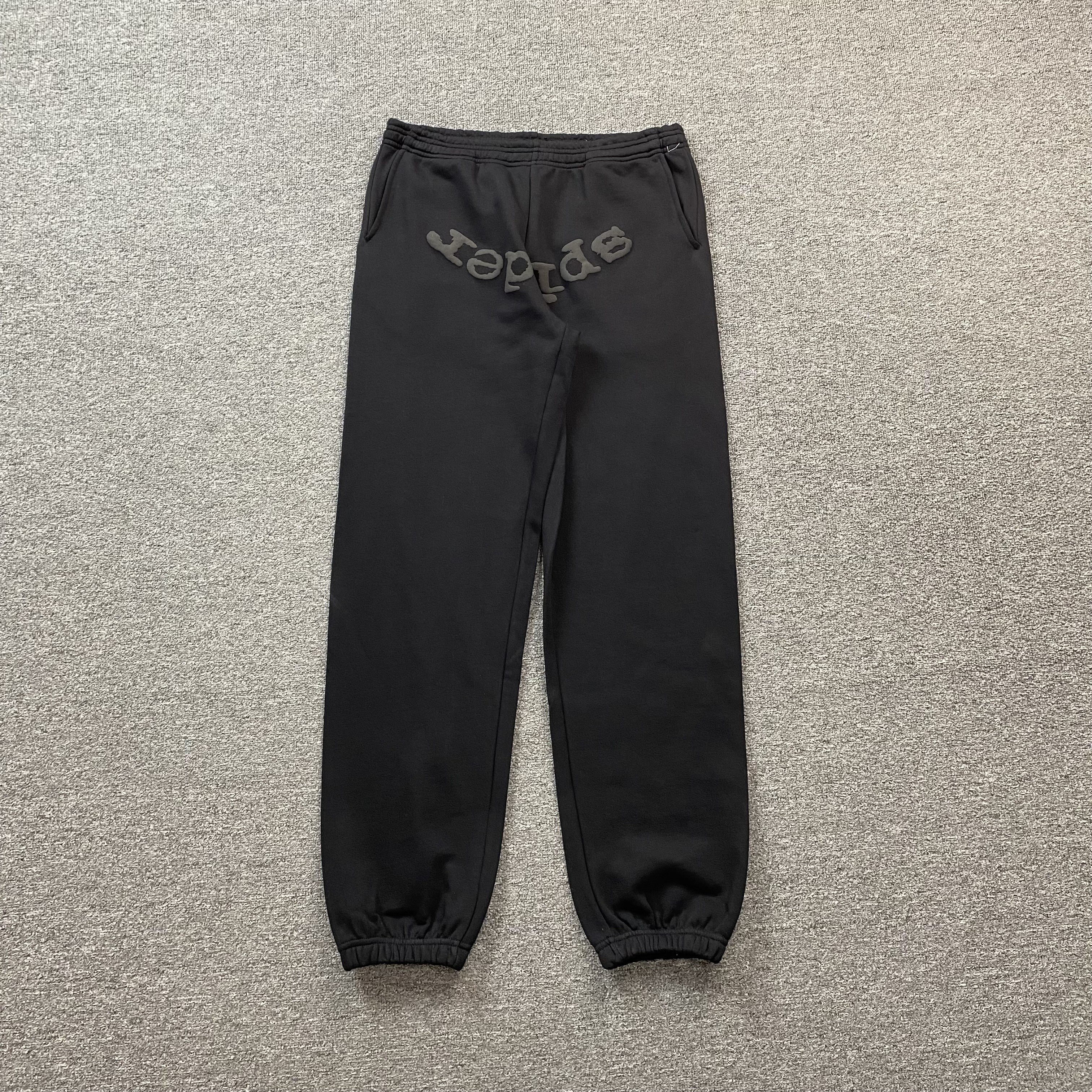 SP5DER VVS SWEATPANTS BLACK
