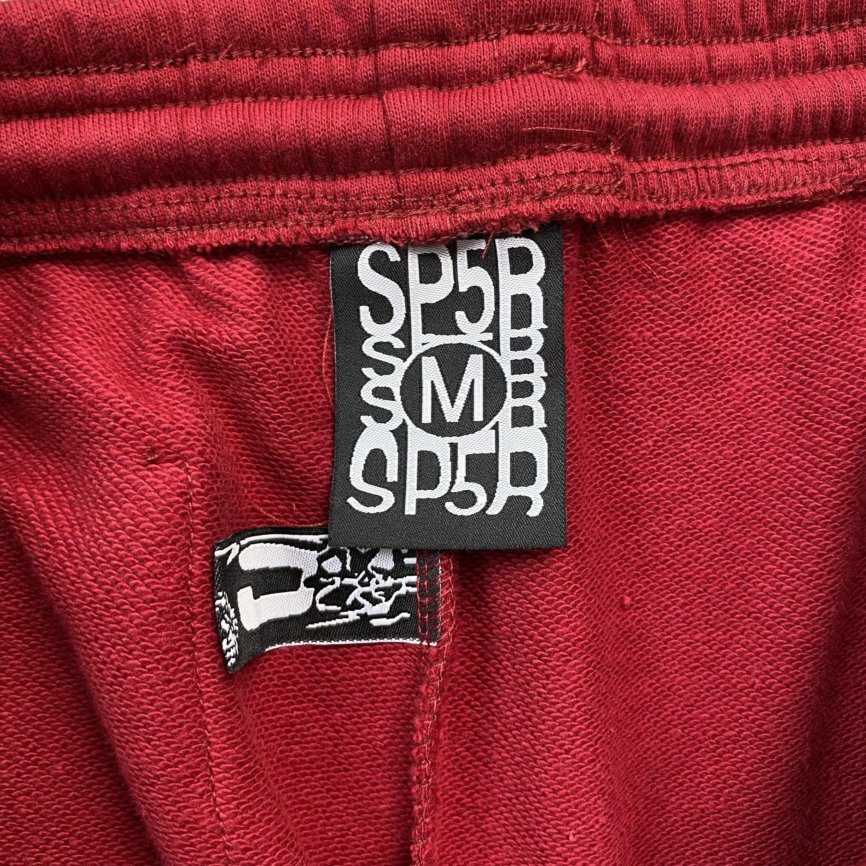 SP5DER VVS SWEATPANTS RED